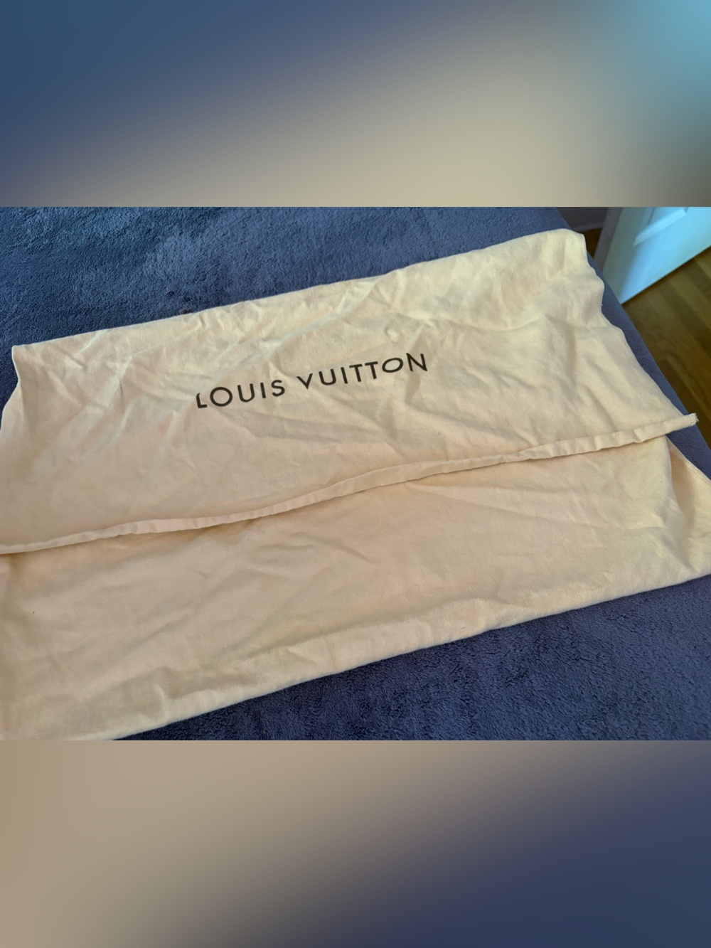Louis Vuitton Cream Logo Dust Cover